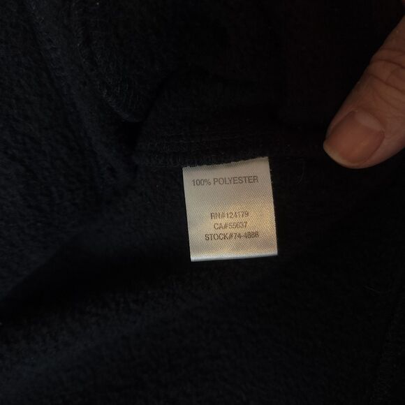 Johnston Murphy Sweater Jacket Men’s L Black with Grey Accent Full Zip - Picture 3 of 6